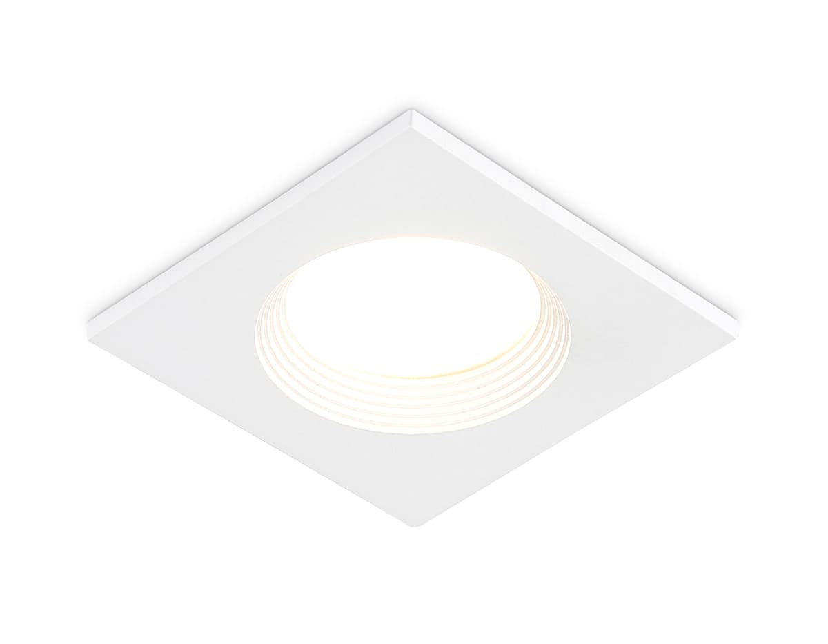 Встраиваемый точечный светильник GU5.3 TN102817 WH белый GU5.3 78*78*28 Ambrella Light 8