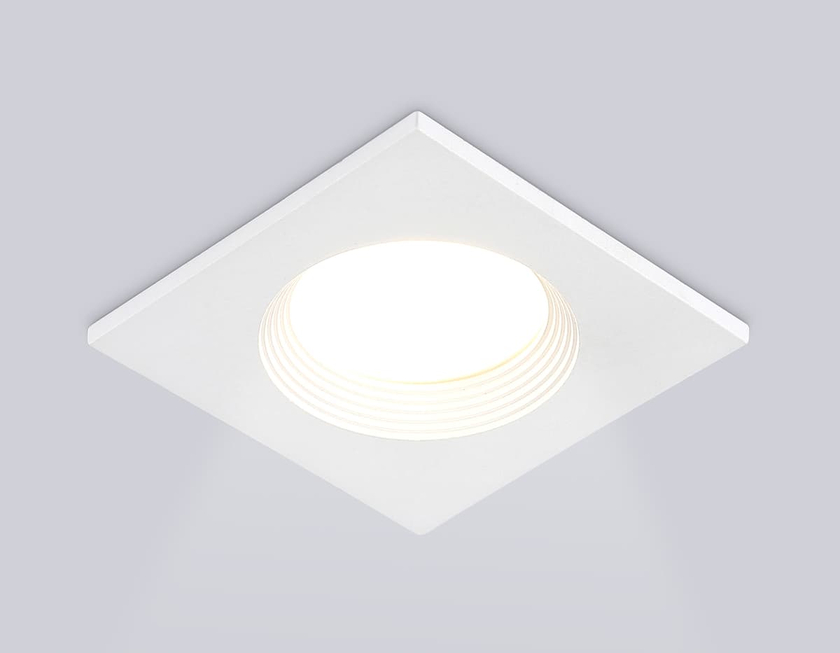Встраиваемый точечный светильник GU5.3 TN102817 WH белый GU5.3 78*78*28 Ambrella Light 9