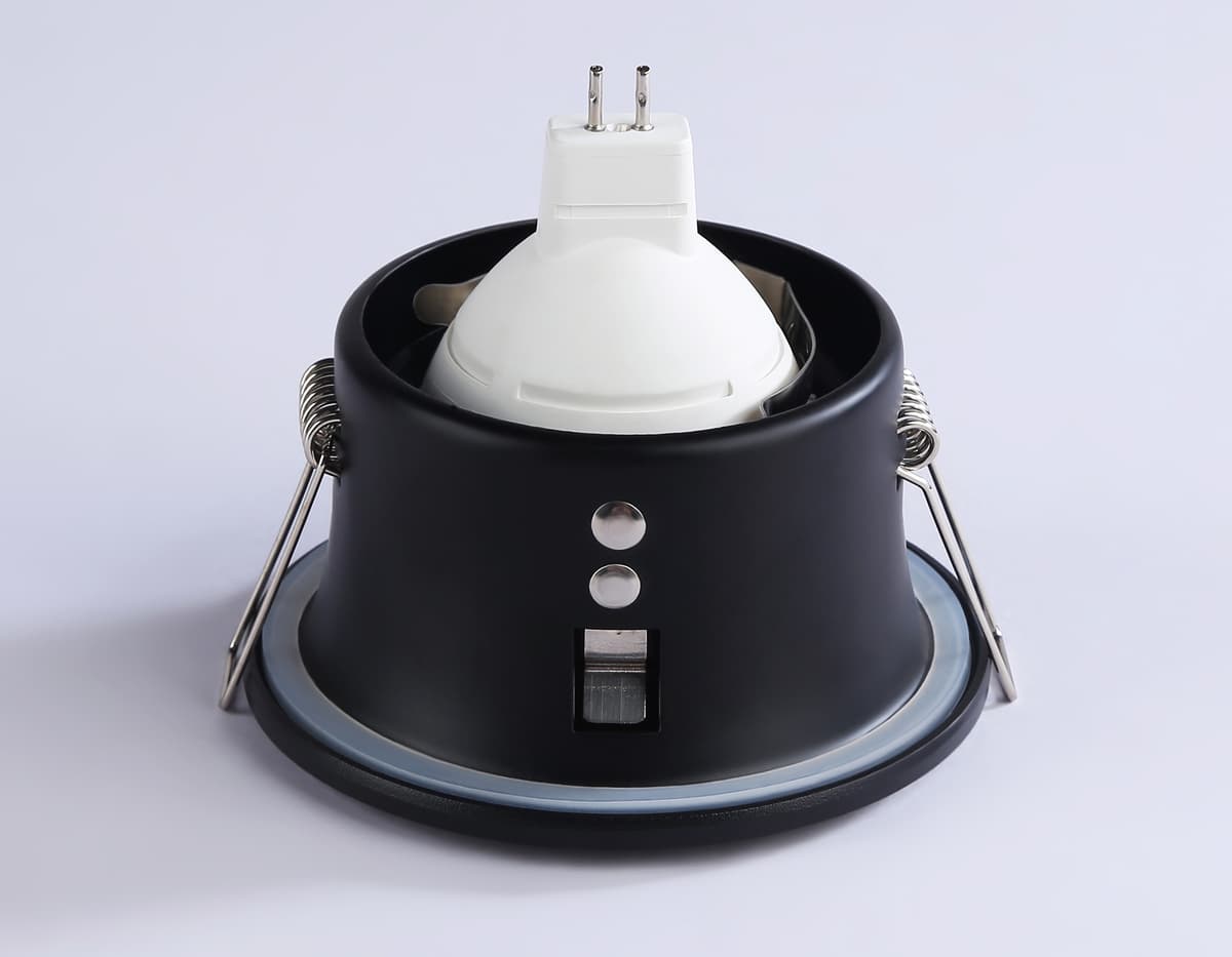 Светильник встраиваемый IP65 TN1188 BK черный GU5.3 IP65 87*87*44 Ambrella Light 10