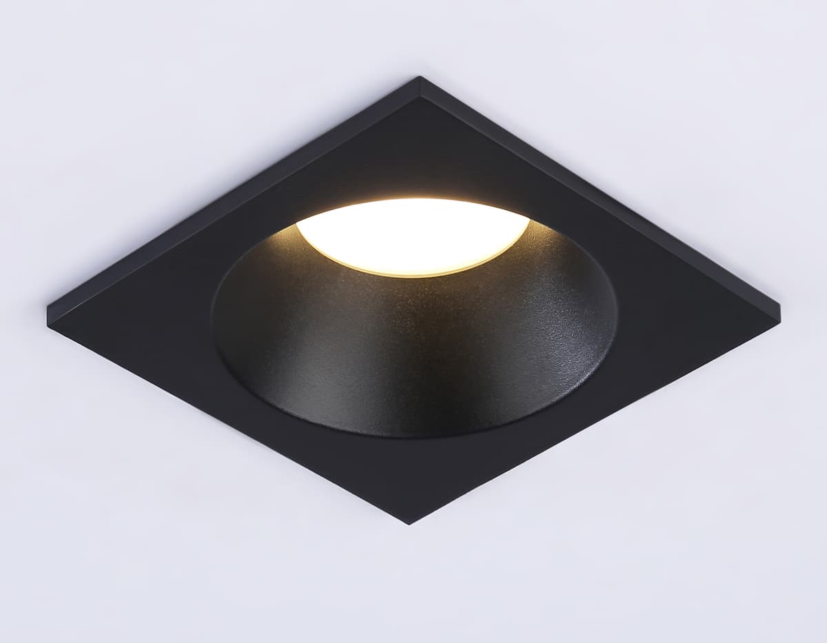 Светильник встраиваемый IP65 TN1190 BK черный GU5.3 IP65 87*87*44 Ambrella Light 8