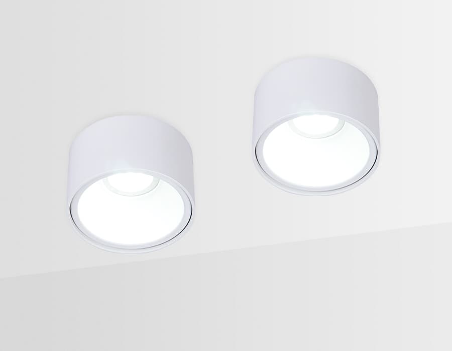 Встраиваемый точечный светильник MR16 TN145 WH/S белый/песок GU5.3 D96*56 Ambrella Light 16