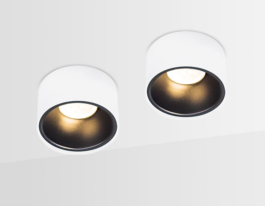 Встраиваемый точечный светильник MR16 TN146 WH/BK белый/черный GU5.3 D96*78 Ambrella Light 6