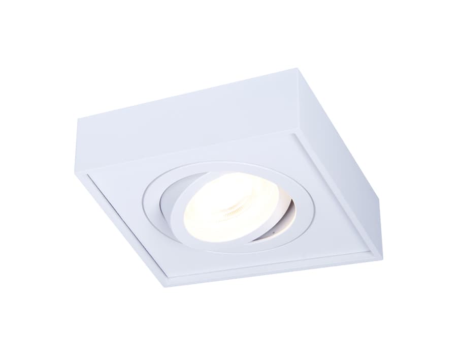 Точечный поворотный светильник MR16 TN154 WH белый GU5.3 96*96*50 Ambrella Light 6