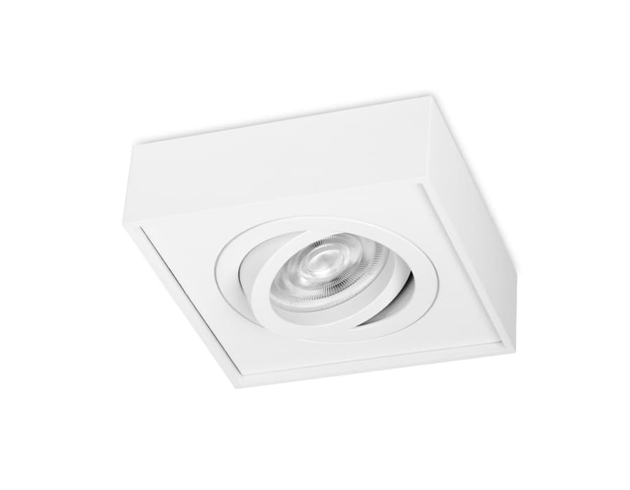 Точечный поворотный светильник MR16 TN154 WH белый GU5.3 96*96*50 Ambrella Light 9