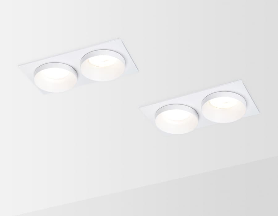Встраиваемый точечный светильник MR16 TN170/2 WH белый GU5.3 175*92*40 Ambrella Light 10
