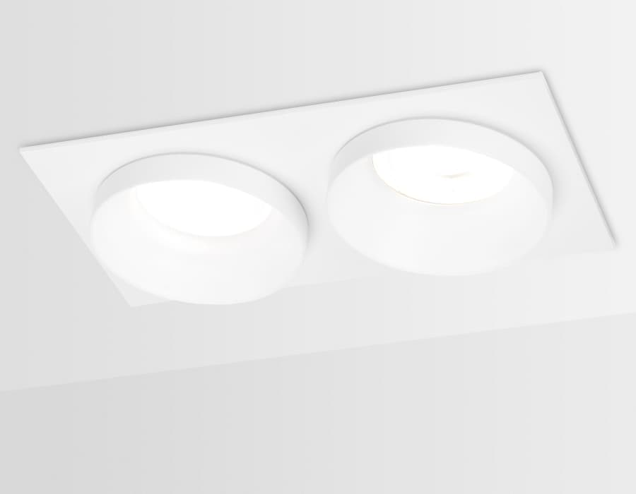 Встраиваемый точечный светильник MR16 TN170/2 WH белый GU5.3 175*92*40 Ambrella Light 9