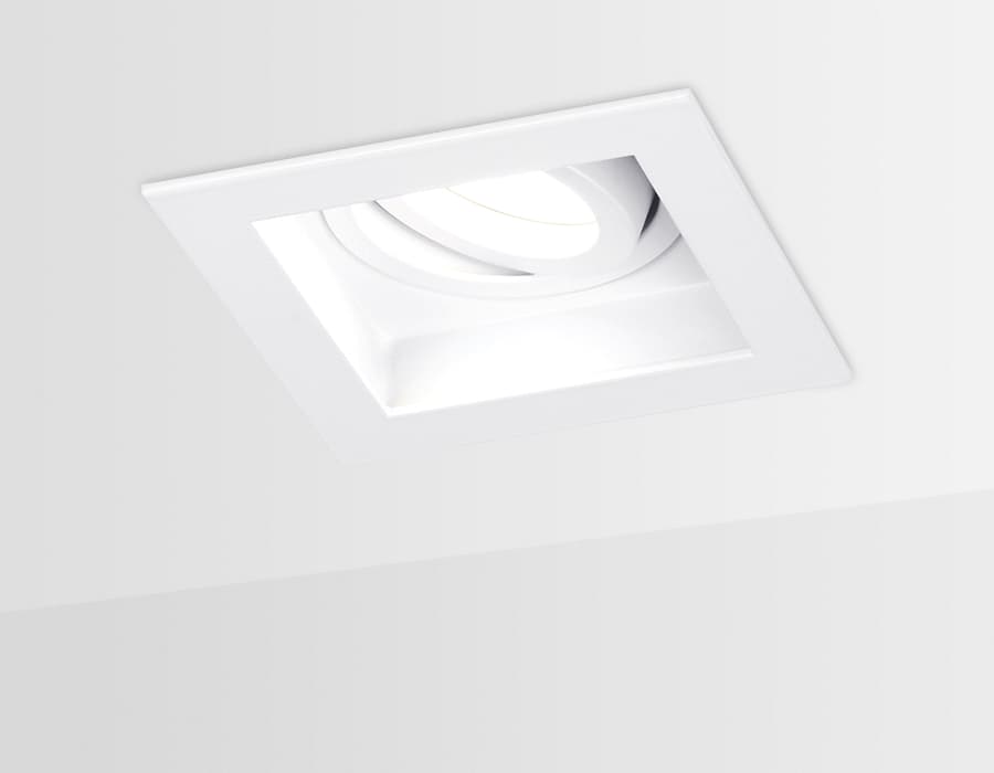 Точечный поворотный светильник MR16 TN180 WH белый GU5.3 100*100*40 Ambrella Light 8