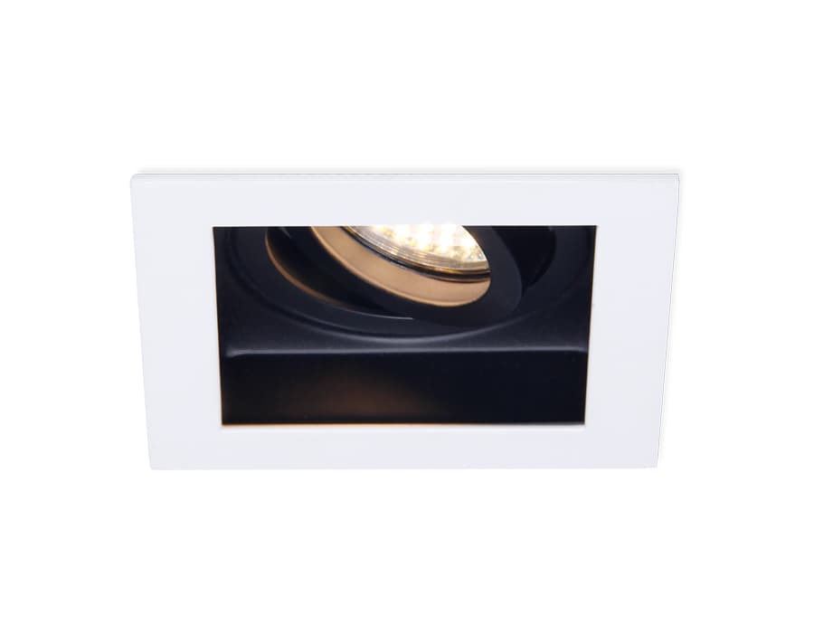 Точечный поворотный светильник MR16 TN181 WH/BK белый/черный GU5.3 100*100*40 Ambrella Light 5