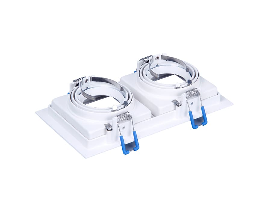 Точечный поворотный светильник MR16 TN185/2 WH белый GU5.3 185*100*40 Ambrella Light 10