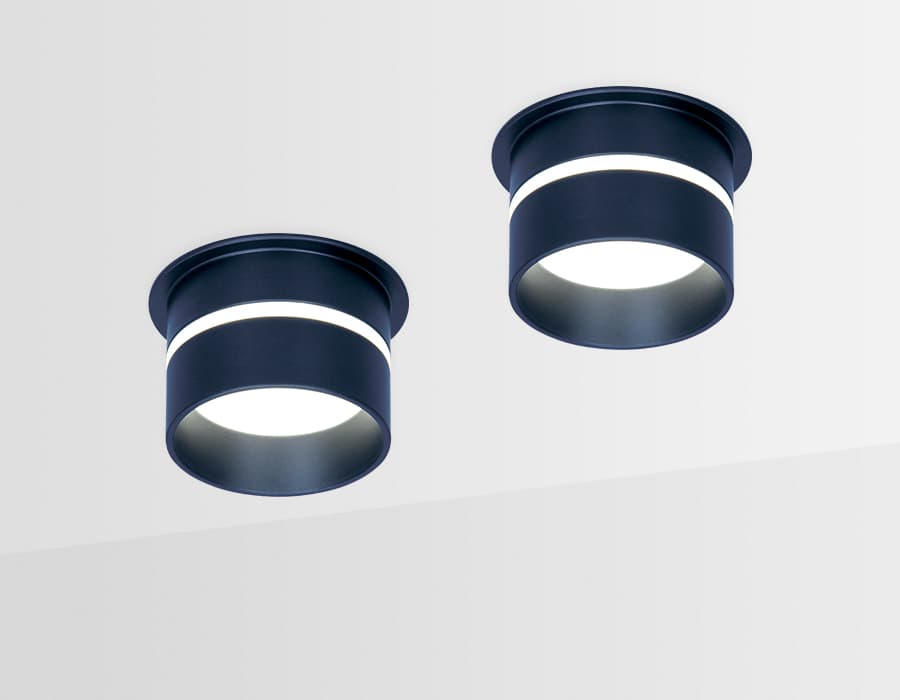 Встраиваемый точечный светильник MR16 TN196 BK/S черный/песок GU5.3 D70*60 Ambrella Light 13