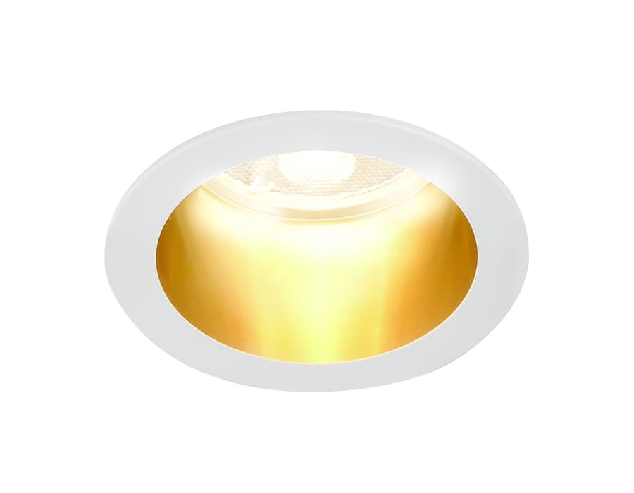 Встраиваемый точечный светильник MR16 TN211 WH/GD белый/золото GU5.3 D68*57 Ambrella Light 6