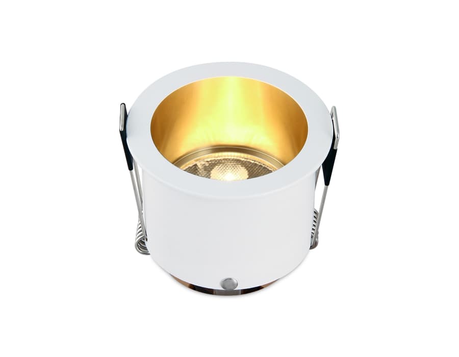 Встраиваемый точечный светильник MR16 TN211 WH/GD белый/золото GU5.3 D68*57 Ambrella Light 8