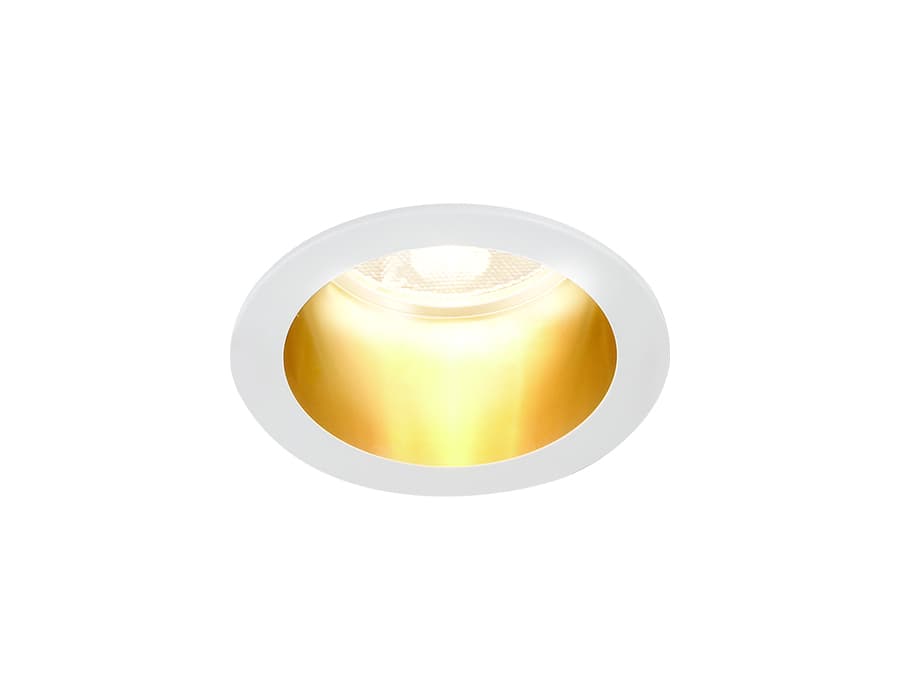 Встраиваемый точечный светильник MR16 TN211 WH/GD белый/золото GU5.3 D68*57 Ambrella Light 9