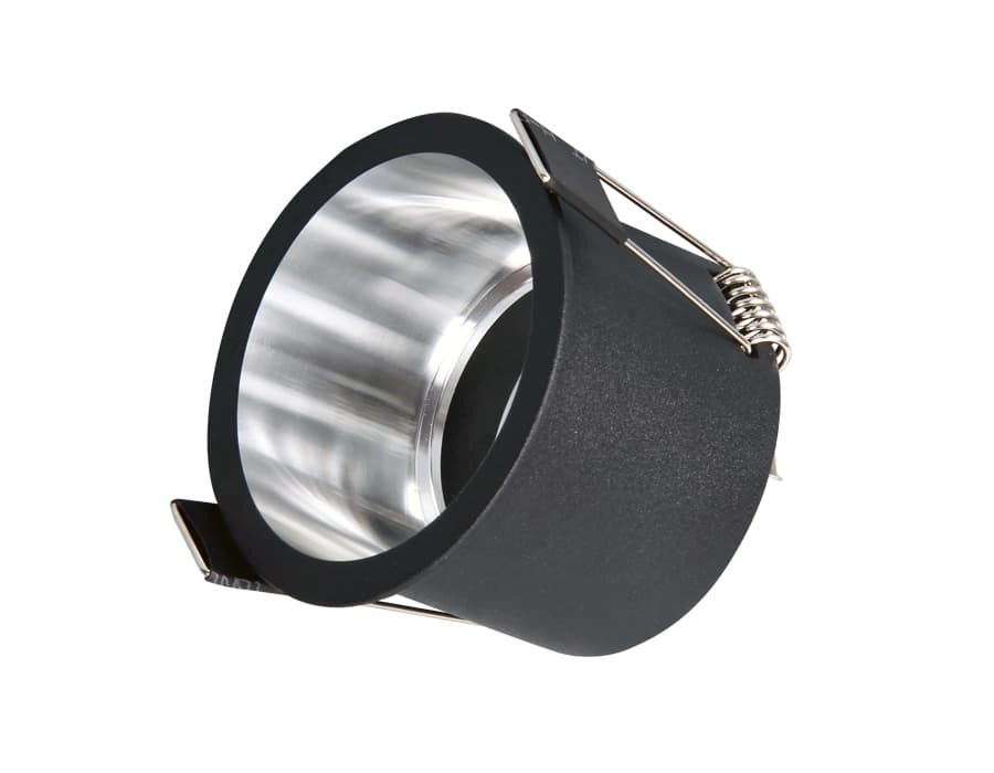 Встраиваемый точечный светильник MR16 TN212 BK/CH черный/хром GU5.3 D68*57 Ambrella Light 10