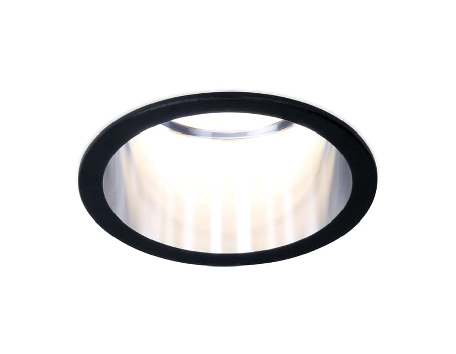 Встраиваемый точечный светильник MR16 TN212 BK/CH черный/хром GU5.3 D68*57 Ambrella Light 7