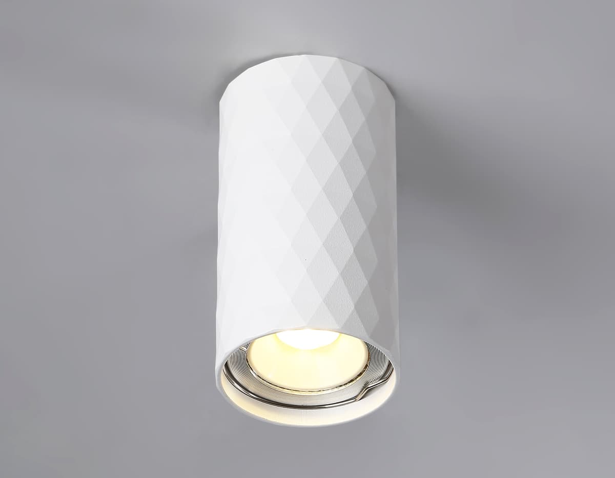 Светильник накладной со сменной лампой GU10 TN213182 WH белый GU10 max 12W D55*100 Ambrella Light 7
