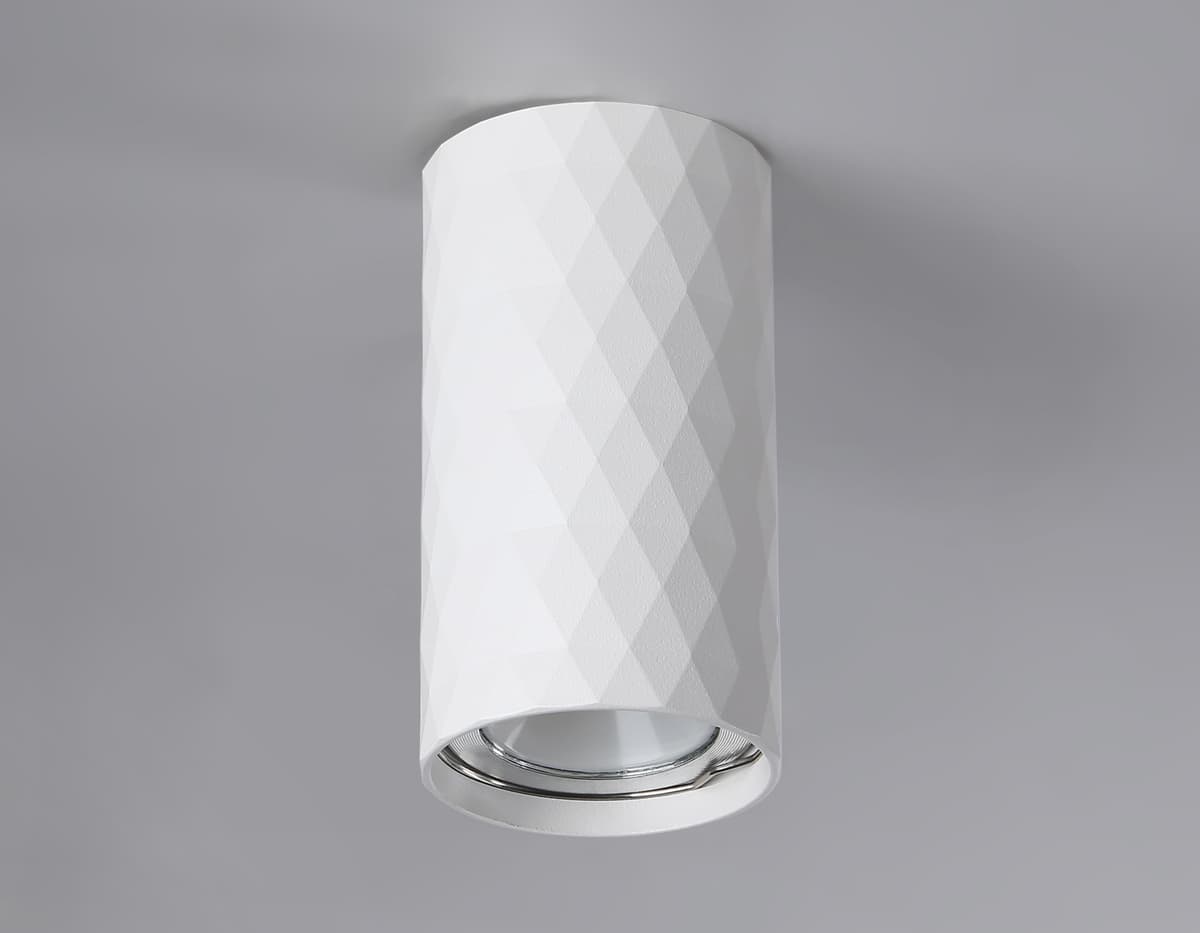 Светильник накладной со сменной лампой GU10 TN213182 WH белый GU10 max 12W D55*100 Ambrella Light 8
