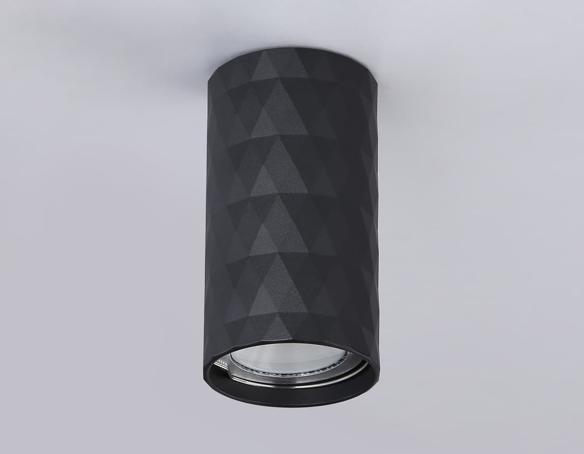 Светильник накладной со сменной лампой GU10 TN213183 BK черный GU10 max 12W D55*100 Ambrella Light 10