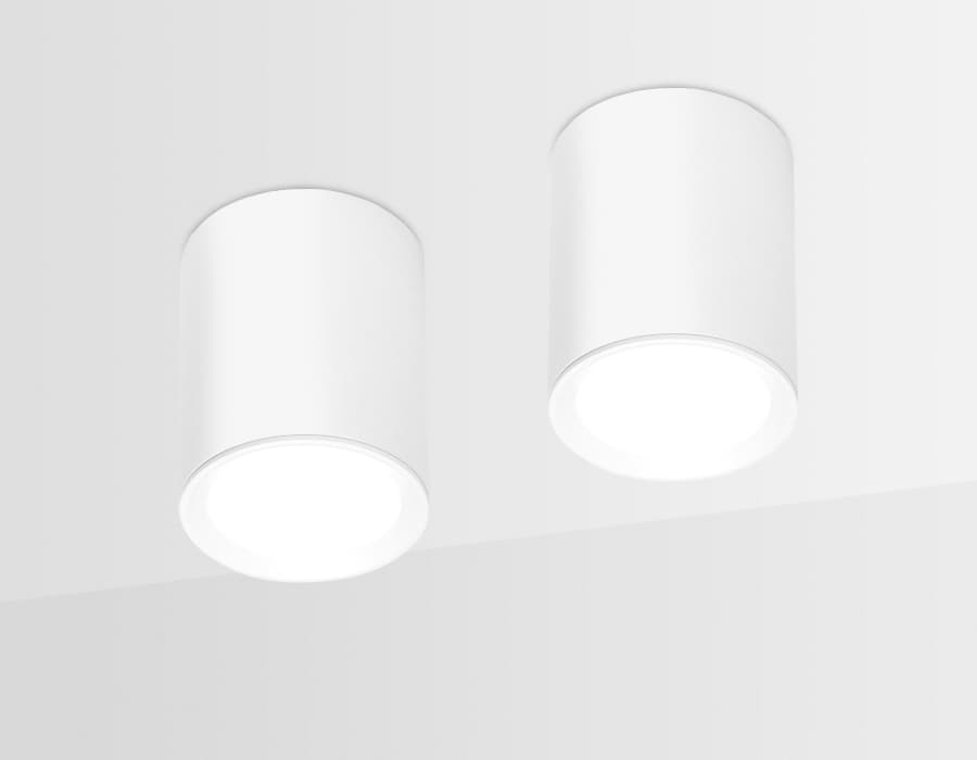 Накладной точечный светильник GU5.3 TN215 WH/S белый/песок GU5.3 D56*70 Ambrella Light 6