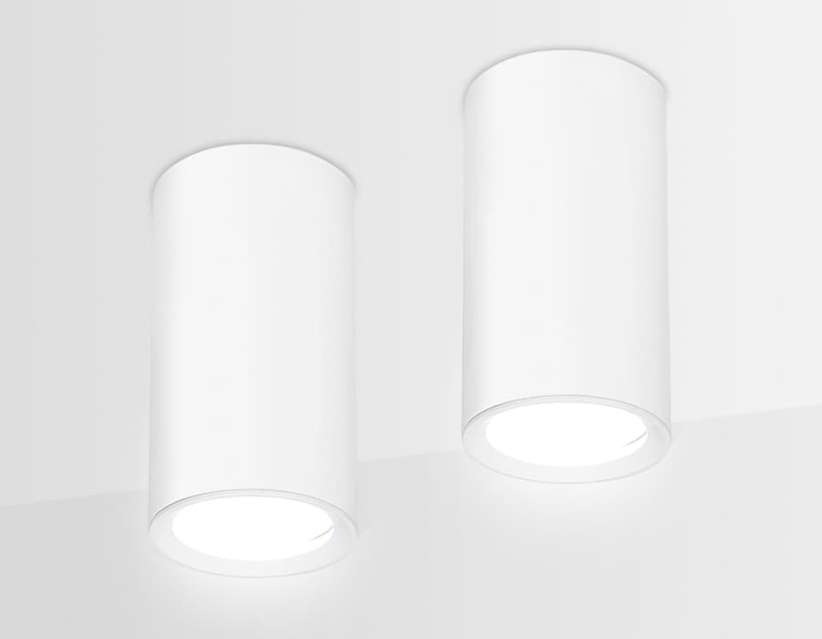 Накладной точечный светильник GU5.3 TN218 WH/S белый/песок GU5.3 D56*100 Ambrella Light 7