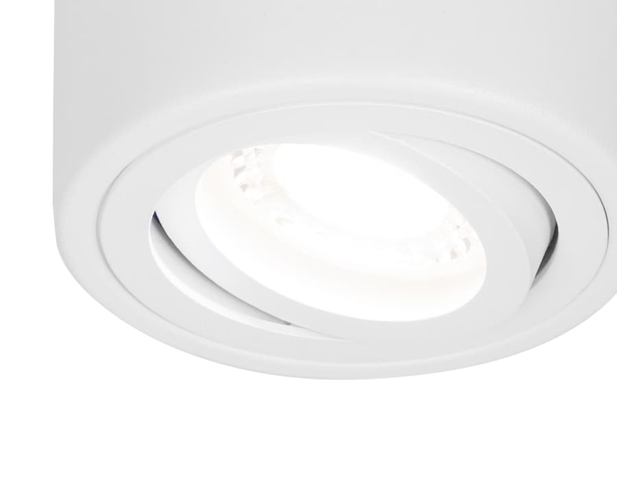 Накладной поворотный точечный светильник TN225 WH белый GU5.3 D80*100 Ambrella Light 6