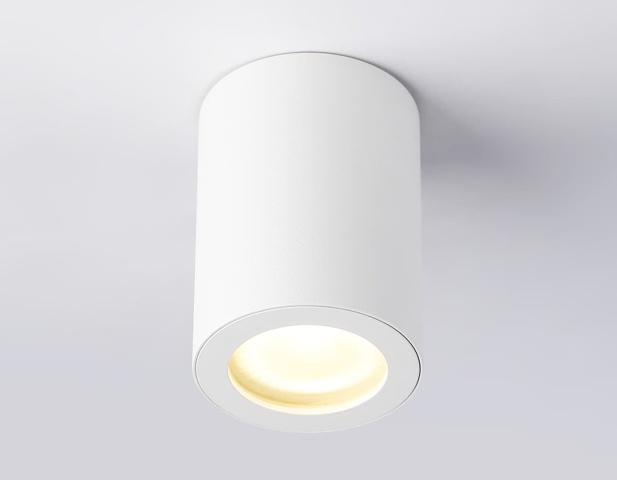 Светильник накладной со сменной лампой GU10 TN22797 WH белый IP44 GU10 max 12W D65*90 Ambrella Light 10
