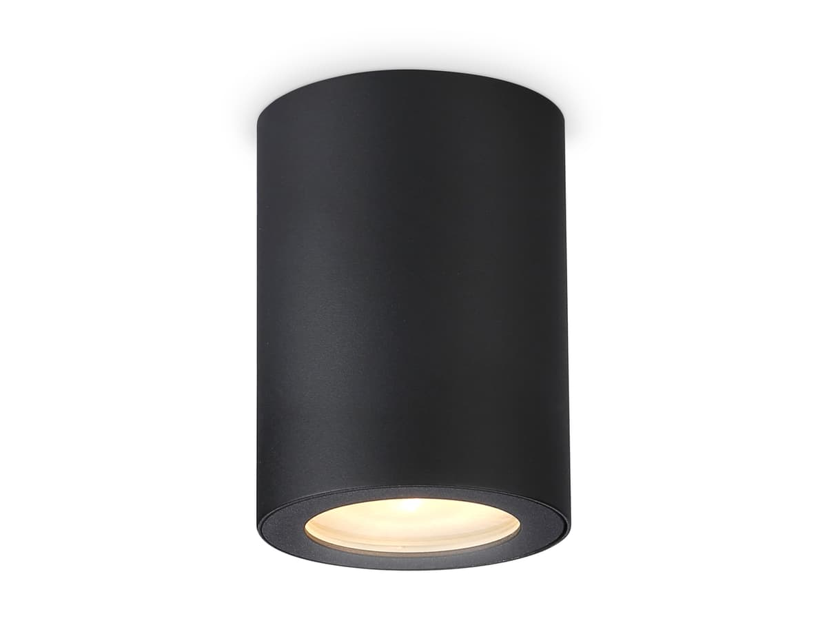 Светильник накладной со сменной лампой GU10 TN22799 BK черный IP44 GU10 max 12W D65*90 Ambrella Light 6