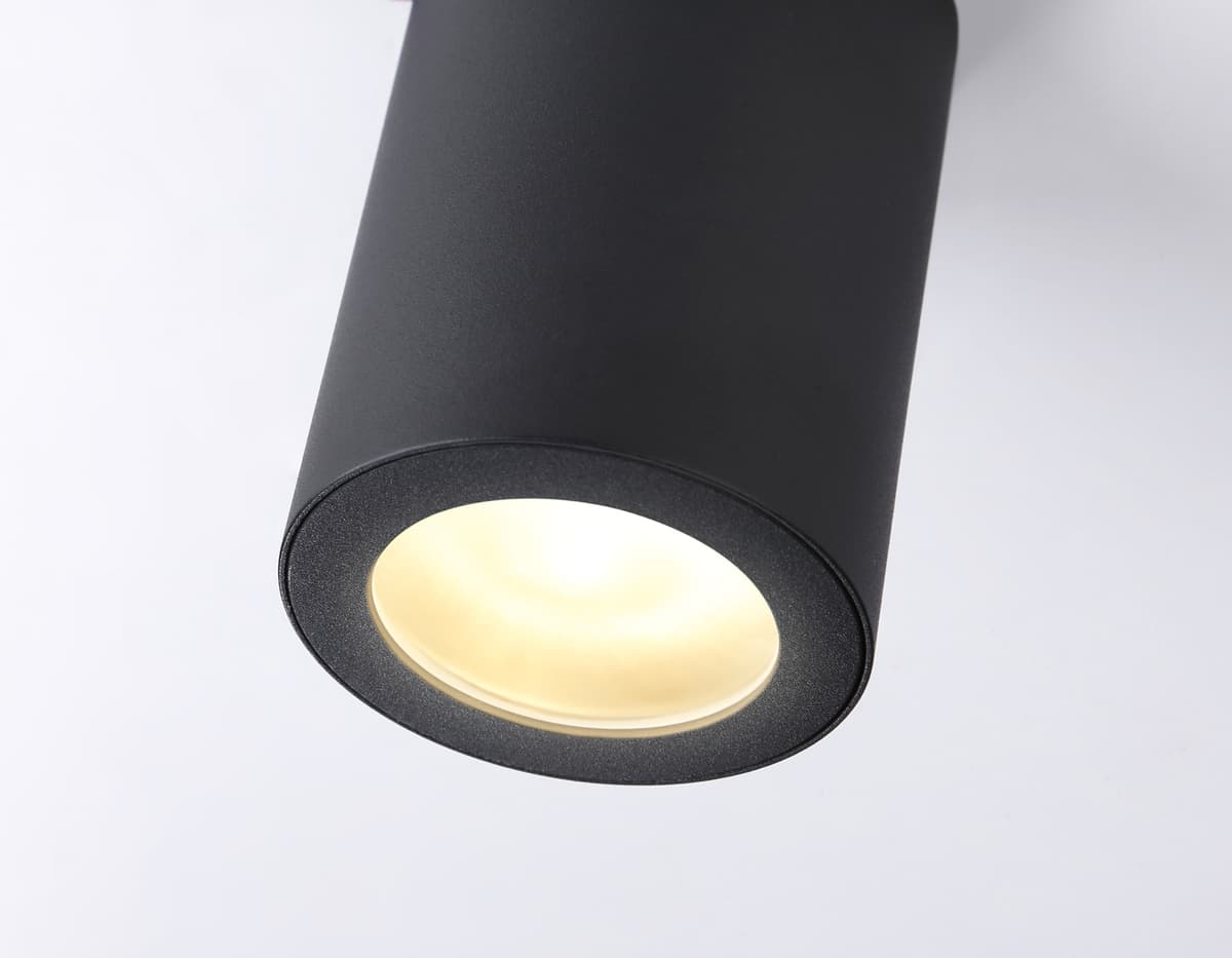 Светильник накладной со сменной лампой GU10 TN22799 BK черный IP44 GU10 max 12W D65*90 Ambrella Light 7