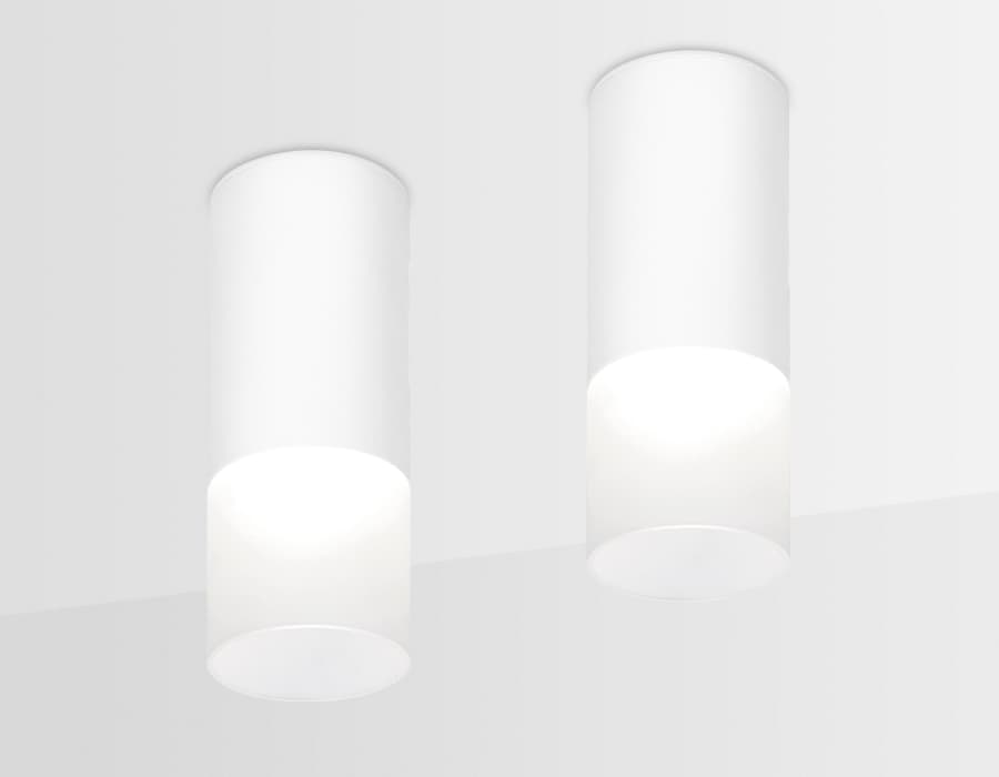 Накладной светодиодный точечный светильник TN230 WH/S белый/песок LED 4200K 5W D60*150 Ambrella Light 6