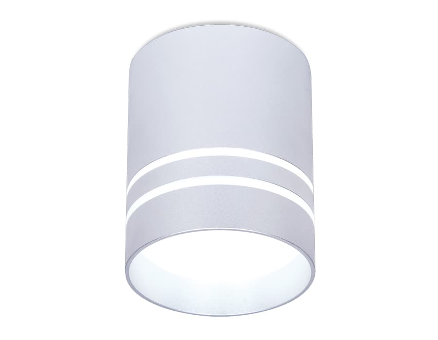 Накладной светодиодный точечный светильник TN241 SL/S серебро/песок LED 4200K 12W D80*100 Ambrella Light 5