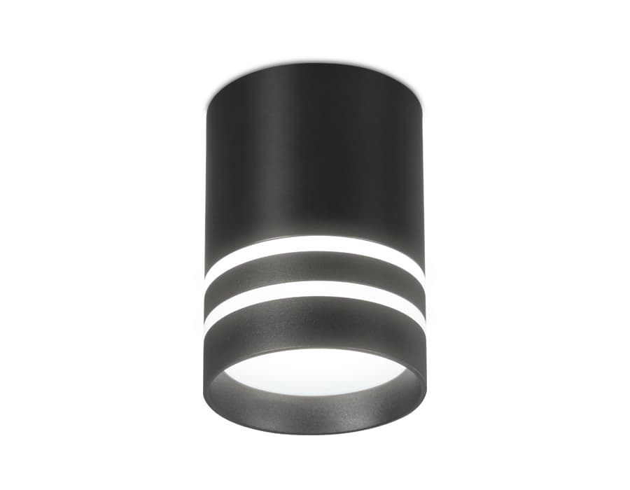 Накладной светодиодный точечный светильник TN242 BK/S черный/песок LED 4200K 12W D80*100 Ambrella Light 3