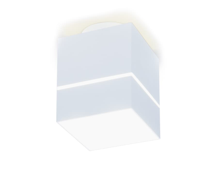 Накладной светодиодный точечный светильник TN257 WH/S белый/песок LED 4200K 7W 80*80*100 Ambrella Light 7