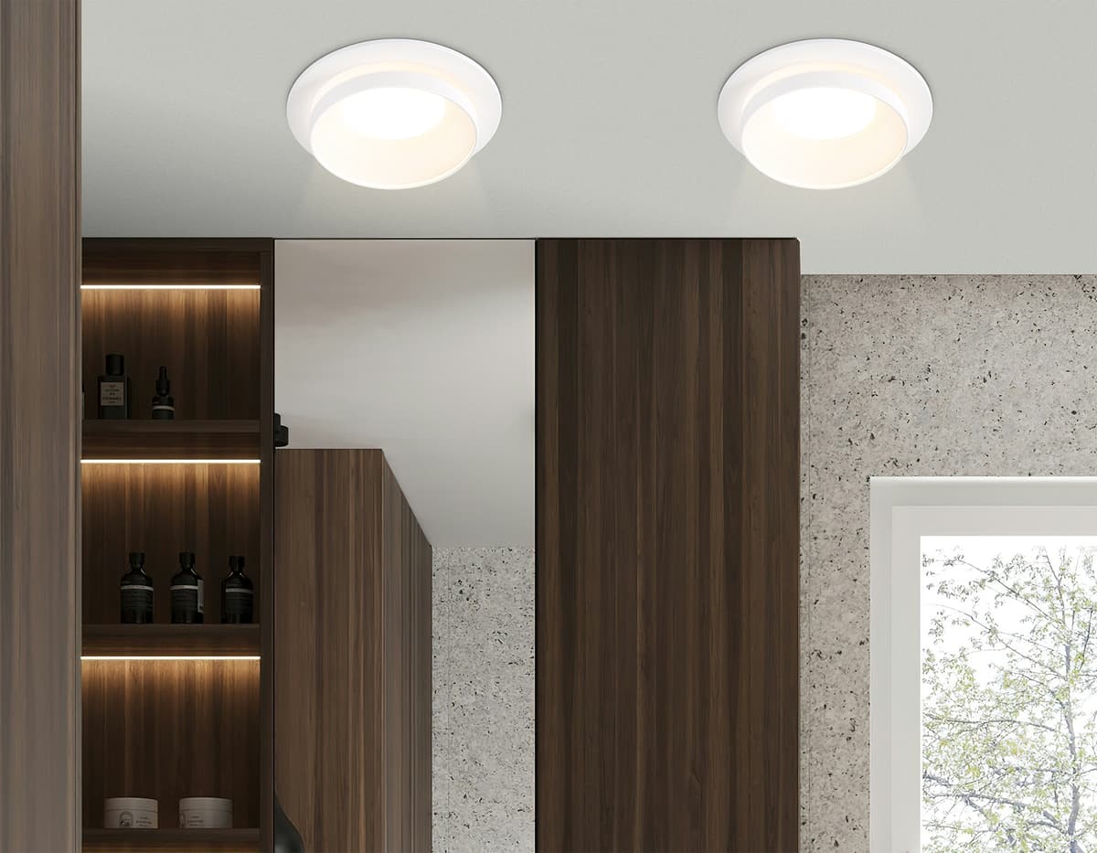 Встраиваемый точечный светильник GU5.3 TN30707 WH белый GU5.3 D92*36 Ambrella Light 13