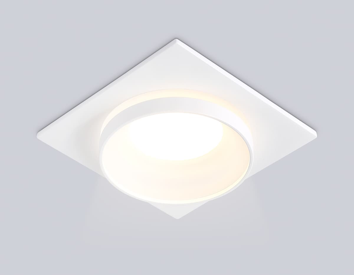 Встраиваемый точечный светильник GU5.3 TN30709 WH белый GU5.3 92*92*36 Ambrella Light 9