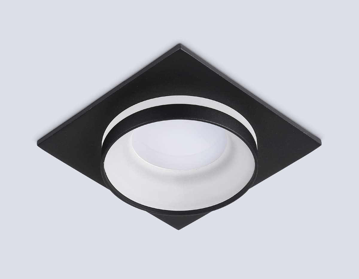 Встраиваемый точечный светильник GU5.3 TN30710 BK черный GU5.3 92*92*36 Ambrella Light 10