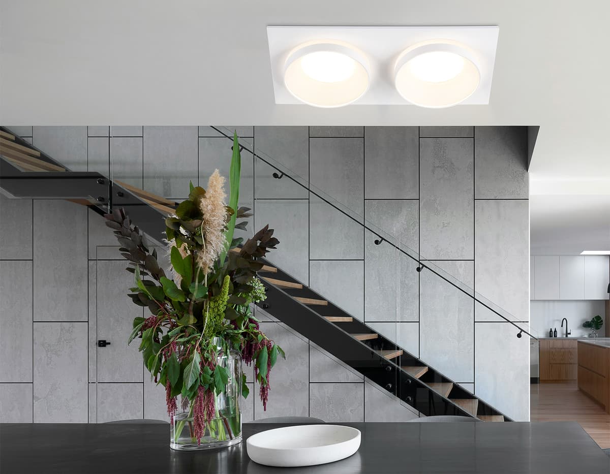 Встраиваемый точечный светильник GU5.3 TN30711/2 WH белый GU5.3/2 182*92*36 Ambrella Light 15