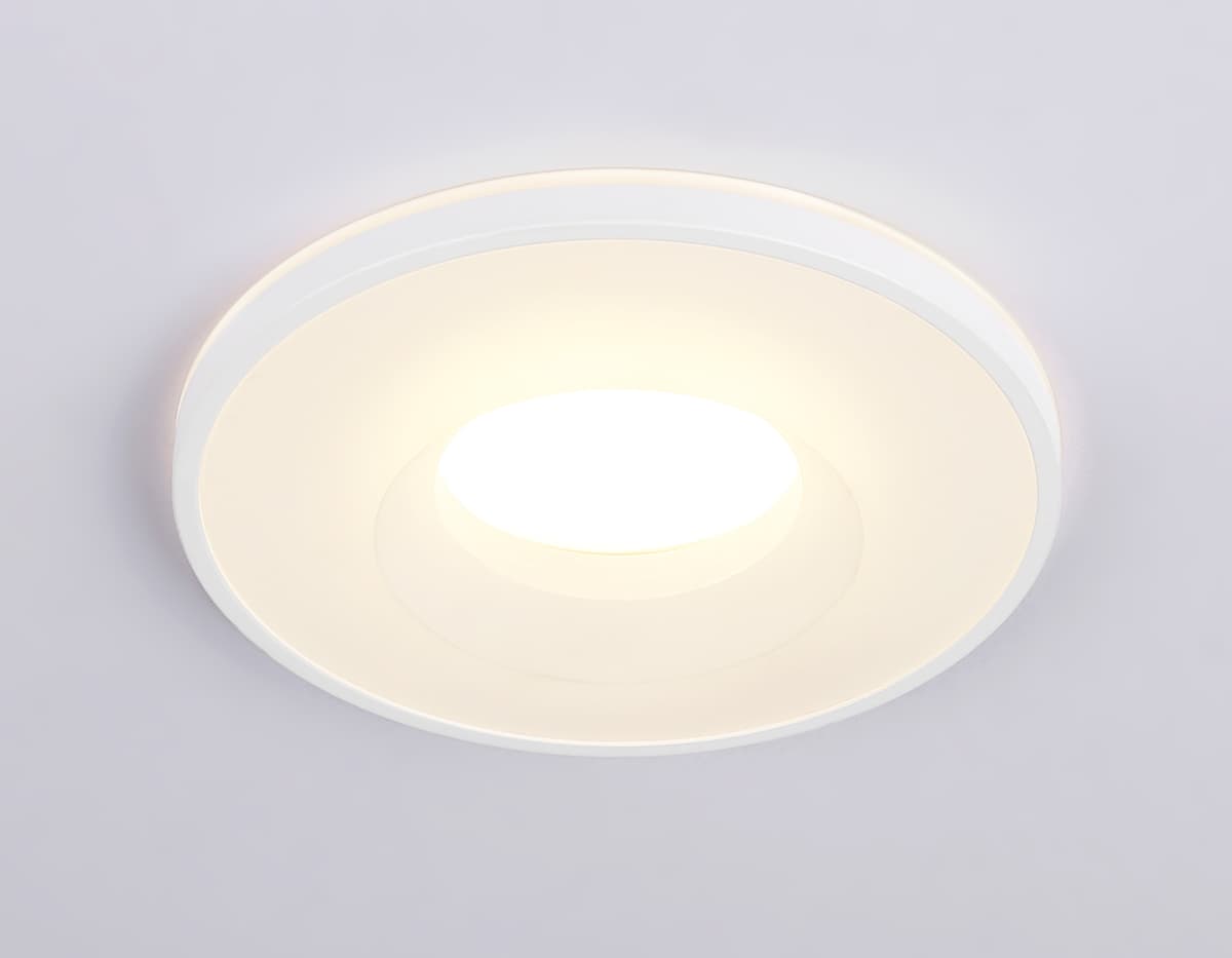 Встраиваемый точечный светильник GU5.3 TN3200 WH белый GU5.3 D92*32 Ambrella Light 8