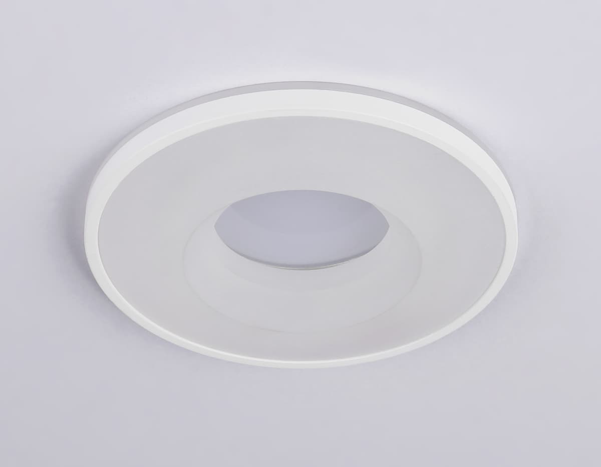 Встраиваемый точечный светильник GU5.3 TN3200 WH белый GU5.3 D92*32 Ambrella Light 9