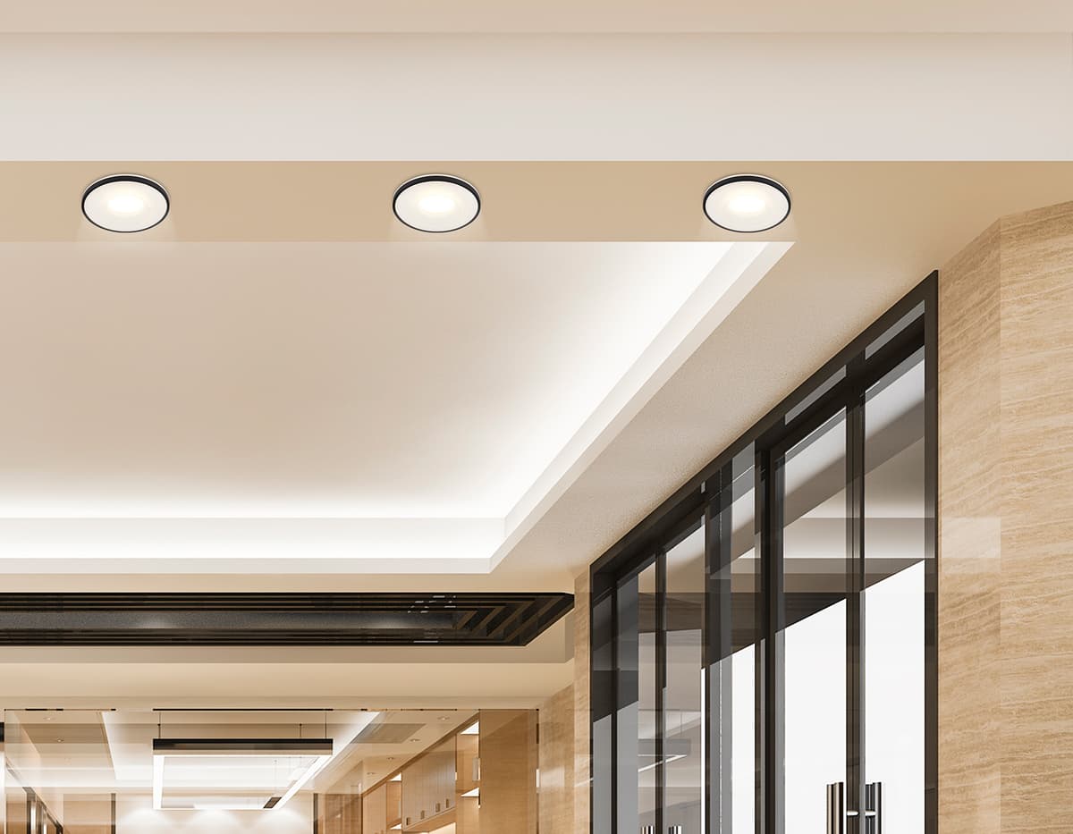 Встраиваемый точечный светильник GU5.3 TN3201 BK черный GU5.3 D92*32 Ambrella Light 11