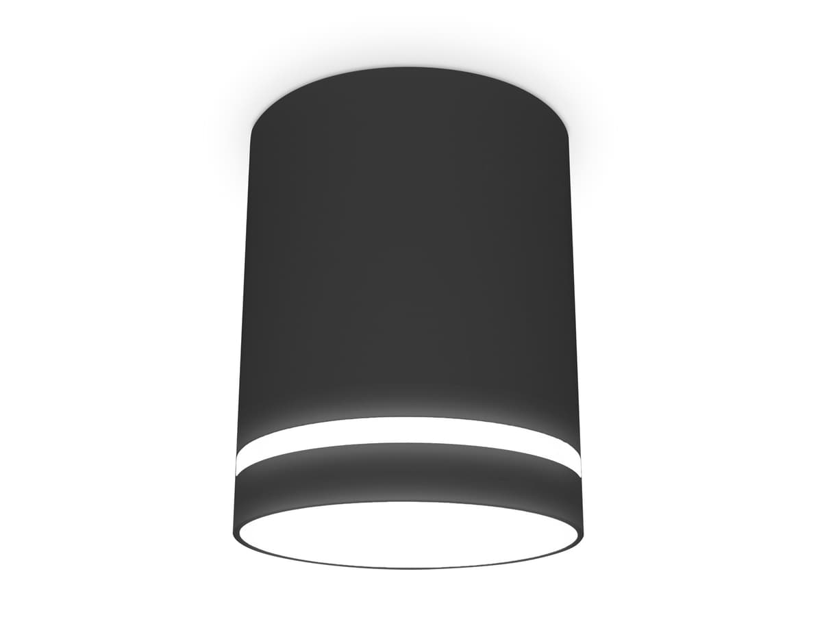 Накладной точечный светильник с акрилом TN3204 SBK черный песок GU5.3 D78*97 Ambrella Light 8