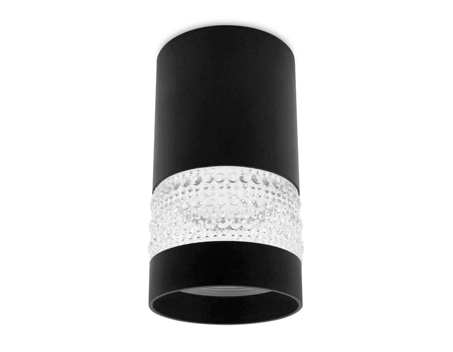 Накладной точечный светильник GU5.3 TN374 SBK черный песок GU5.3 D65*117 Ambrella Light 7