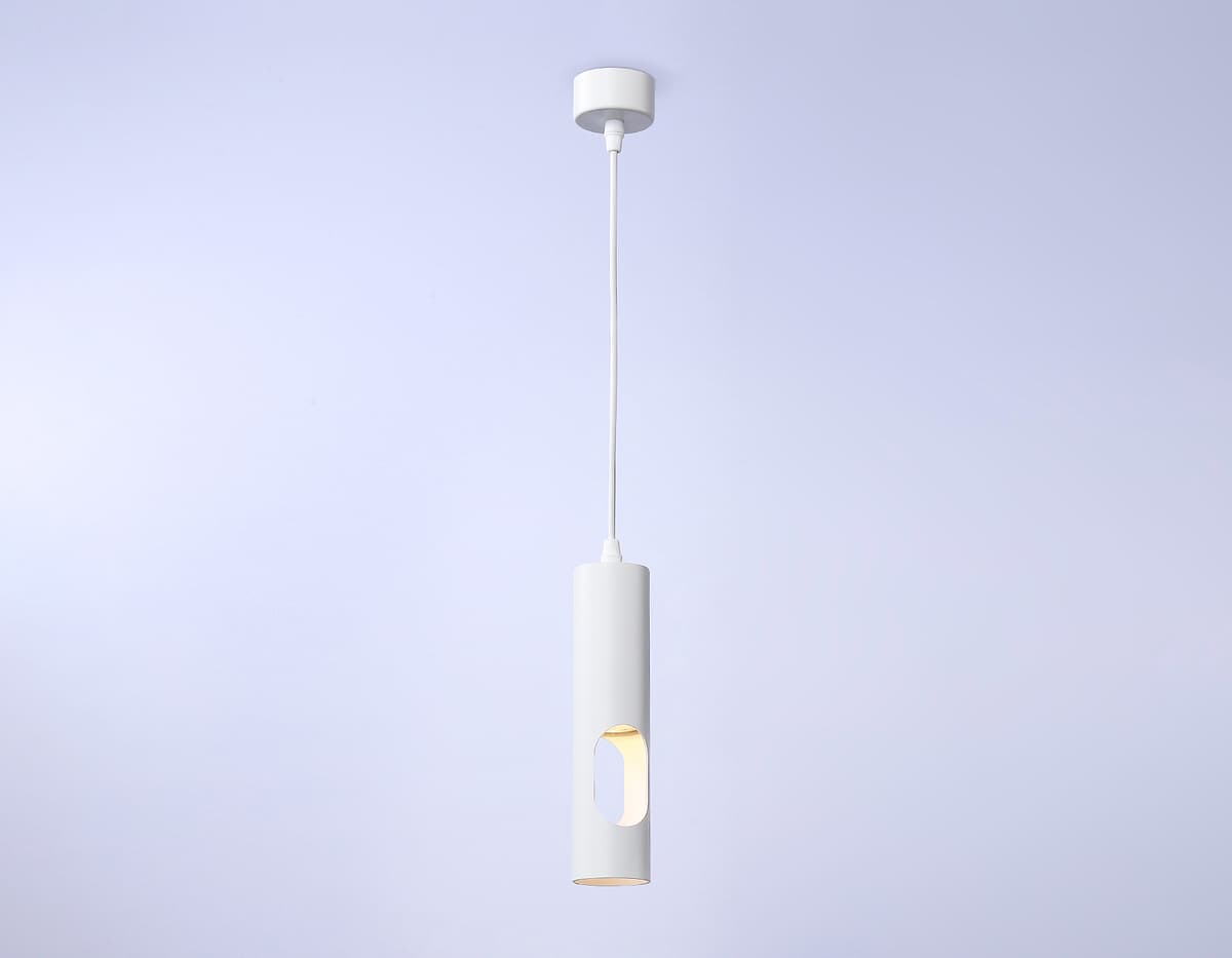 Светильник подвесной со сменной лампой GU10 TN5106 WH белый GU10 max 12W D55*1245 Ambrella Light 8