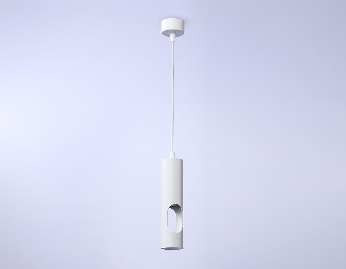 Светильник подвесной со сменной лампой GU10 TN5106 WH белый GU10 max 12W D55*1245 Ambrella Light 9