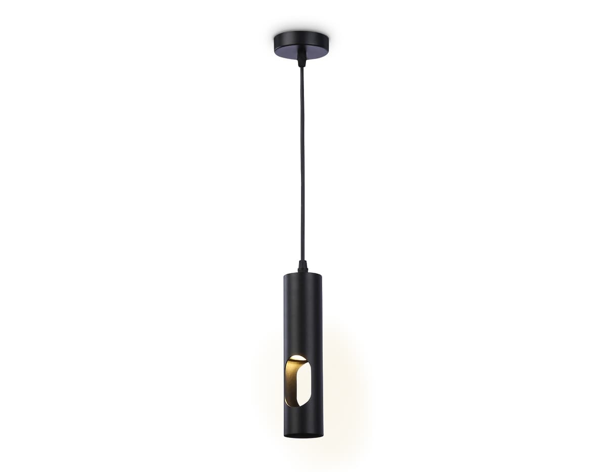 Светильник подвесной со сменной лампой GU10 TN5108 BK черный GU10 max 12W D55*1245 Ambrella Light 6