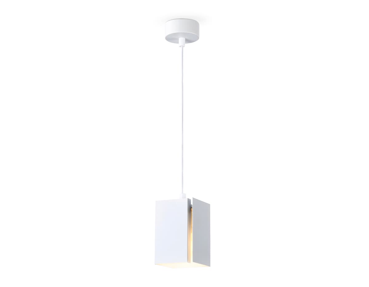 Светильник подвесной со сменной лампой G9 TN5122 WH белый E27 max 40W 80*80*1150 Ambrella Light 6