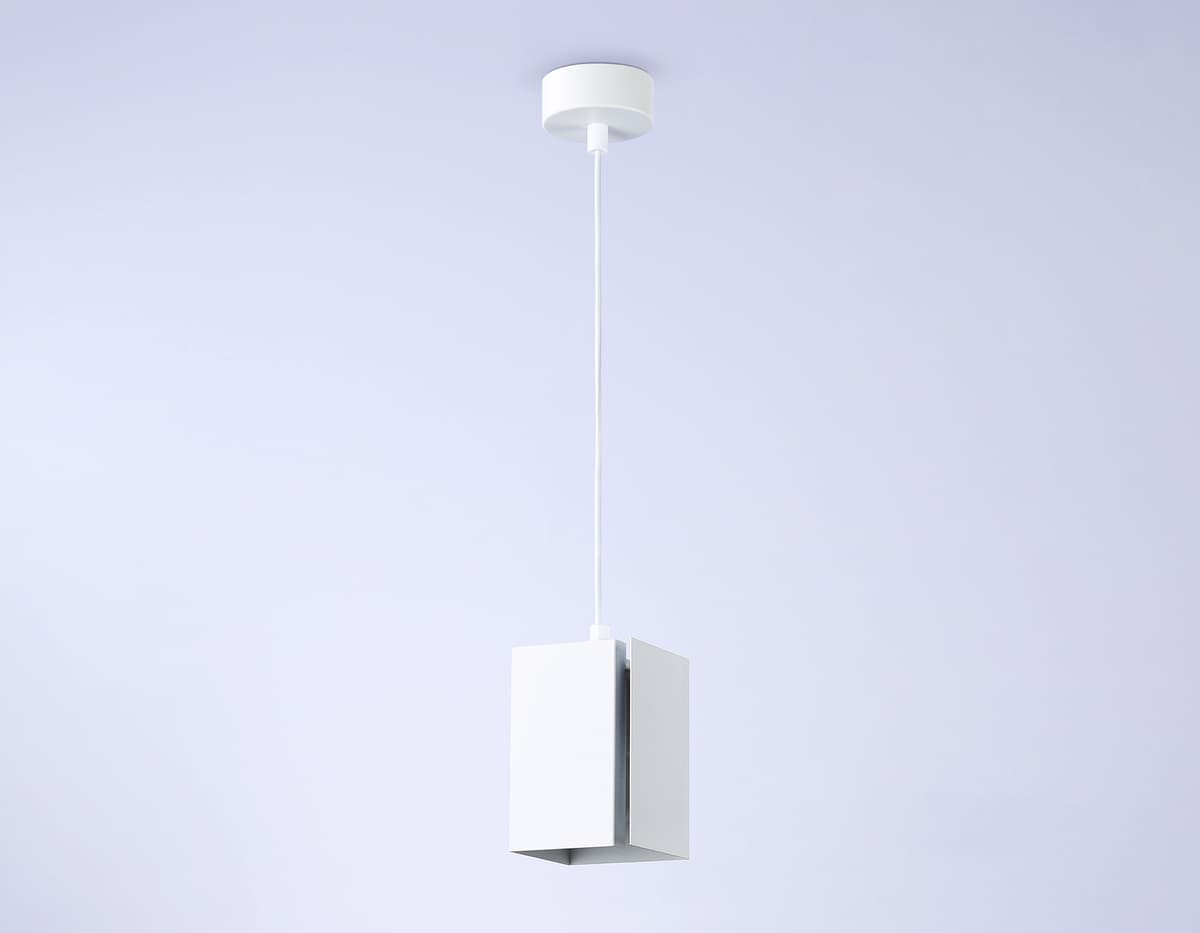 Светильник подвесной со сменной лампой G9 TN5122 WH белый E27 max 40W 80*80*1150 Ambrella Light 9