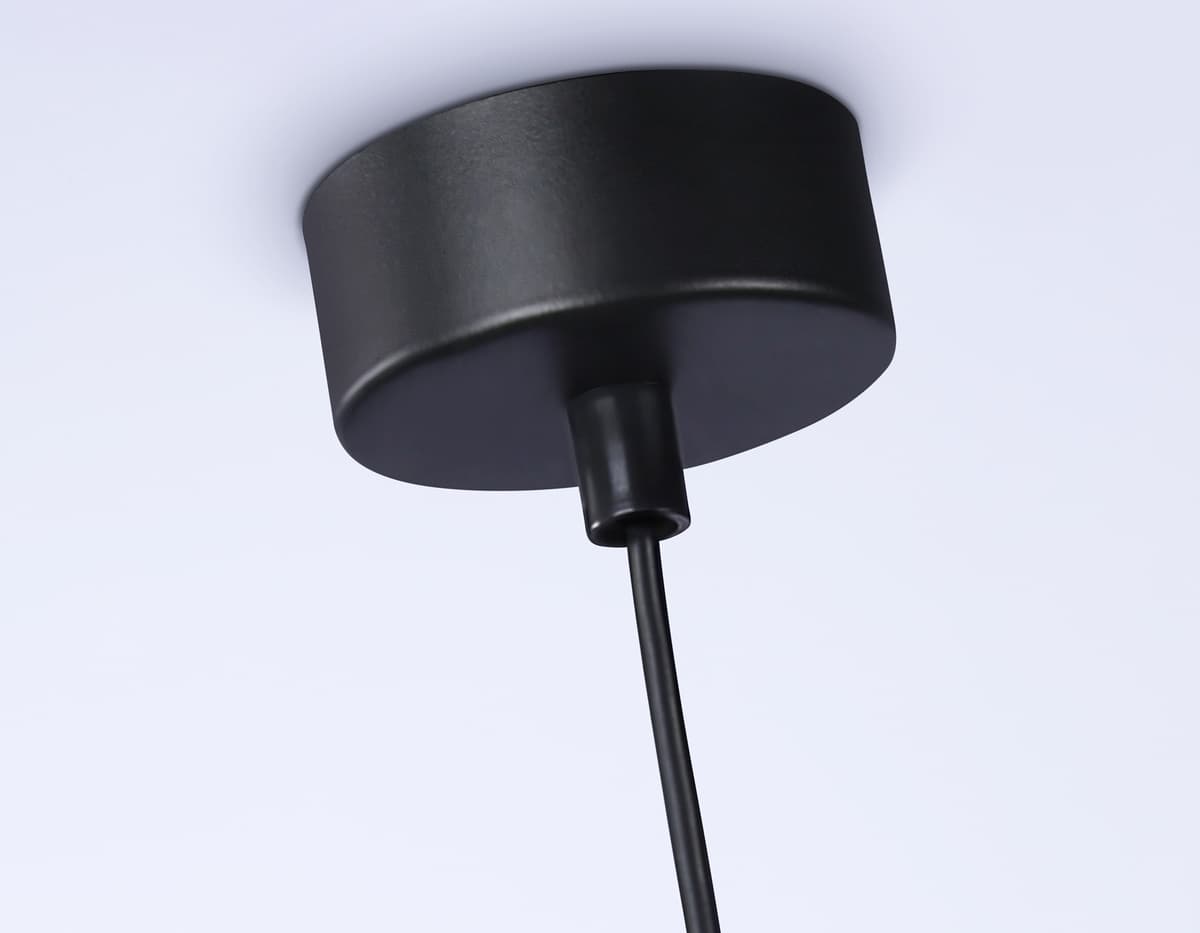 Светильник подвесной со сменной лампой TN5125 BK черный E27 max 40W 80*80*1150 Ambrella Light 10