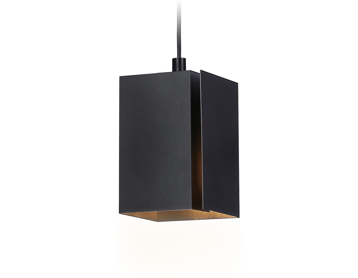 Светильник подвесной со сменной лампой TN5125 BK черный E27 max 40W 80*80*1150 Ambrella Light 7