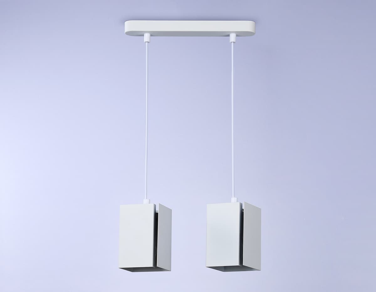 Светильник подвесной со сменной лампой G9 TN5131/2 WH белый E27/2 max 40W 260*80*1150 Ambrella Light 10