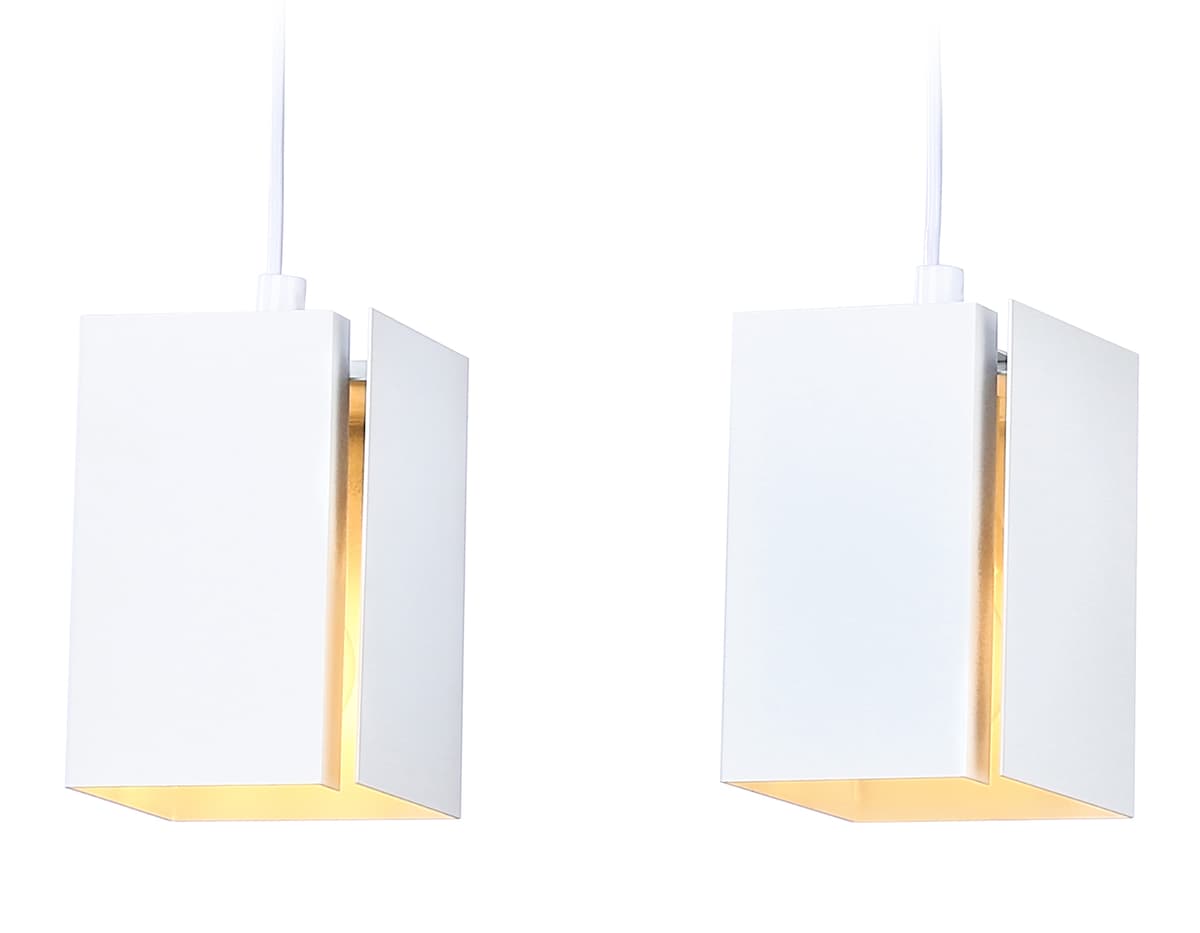 Светильник подвесной со сменной лампой G9 TN5131/2 WH белый E27/2 max 40W 260*80*1150 Ambrella Light 8